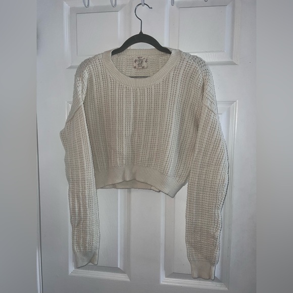 Hippie Rose Off-White Knit Sweater - Picture 1 of 4